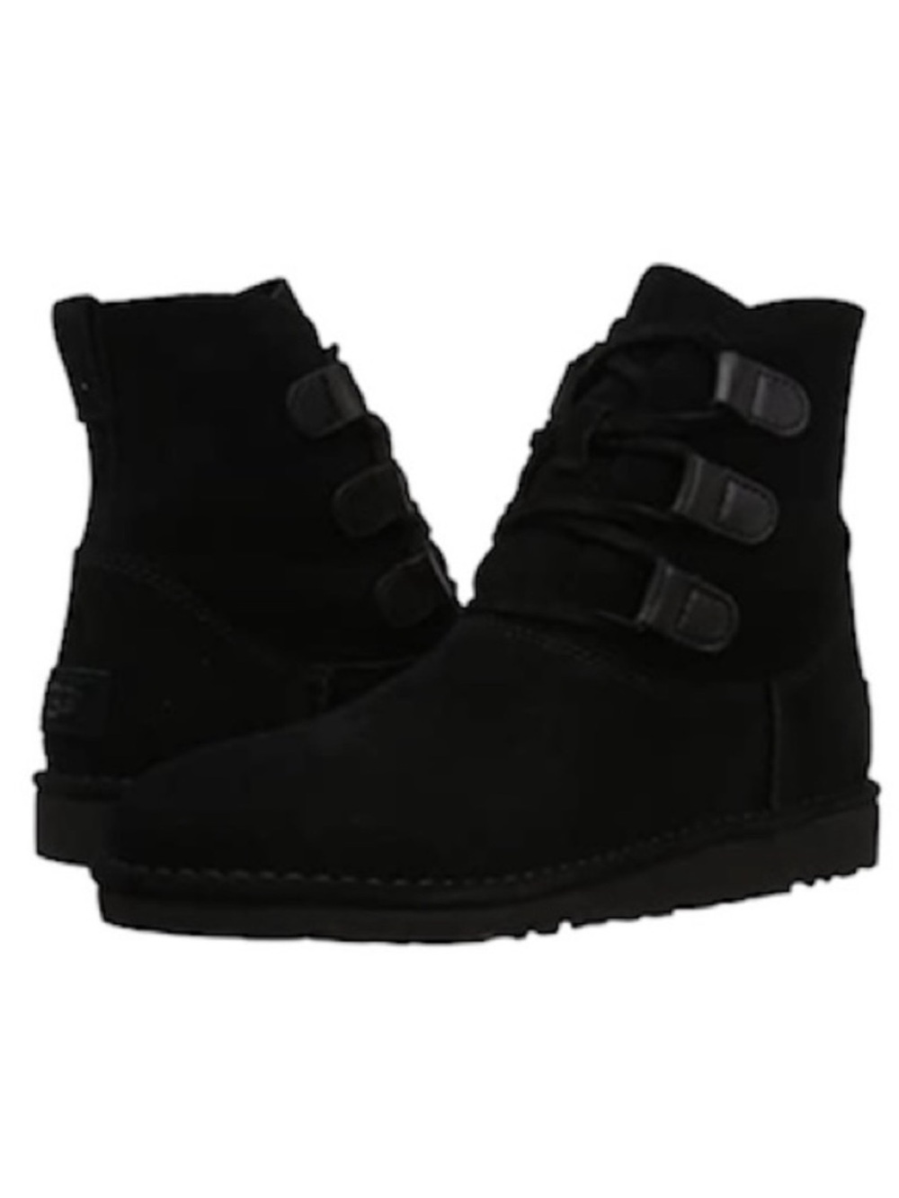 UGG Elvie Boots Suede Lace Up Ankle 7